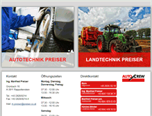 Tablet Screenshot of preiser.co.at